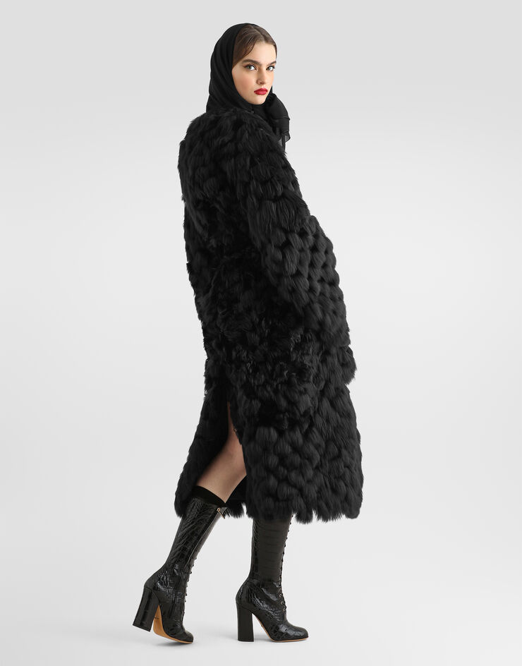 Dolce & Gabbana Shearling coat Dolce & Gabbana Shearling coat Black F0X0SFGDD7S