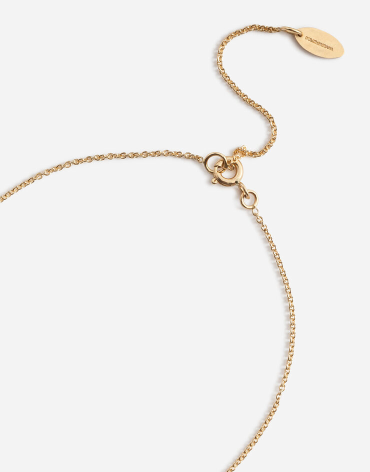 Necklace with good luck charm in GOLD for | Dolce&Gabbana®