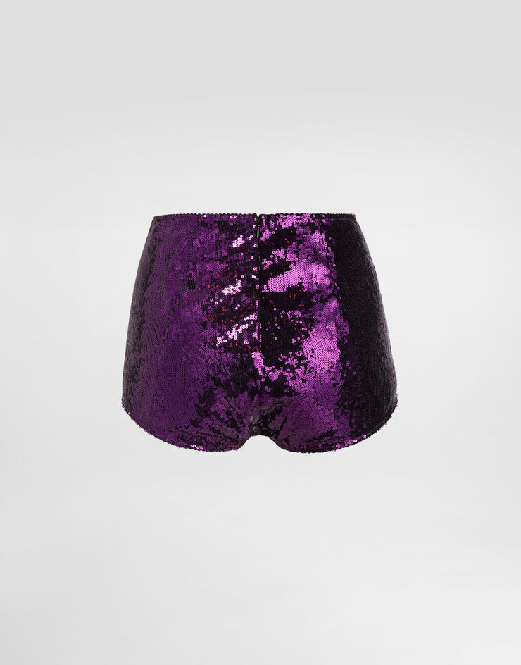 Dolce & Gabbana Pailletten-Panty Fuchsia O2B30TON05C