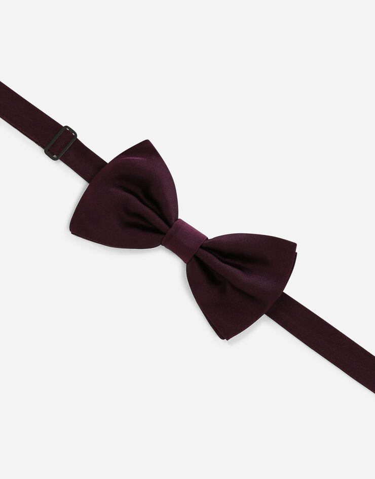 Dolce & Gabbana Fliege aus Seidensatin Violett GR053EG3UBG