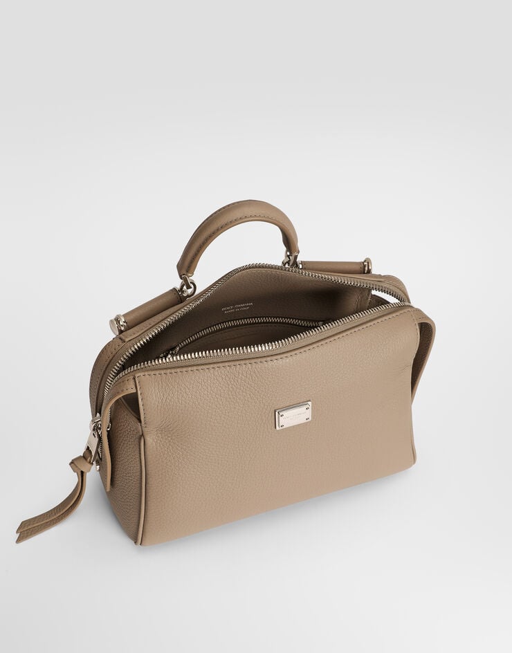 Dolce & Gabbana Vittoria handbag in calfskin Beige BM7939A0370