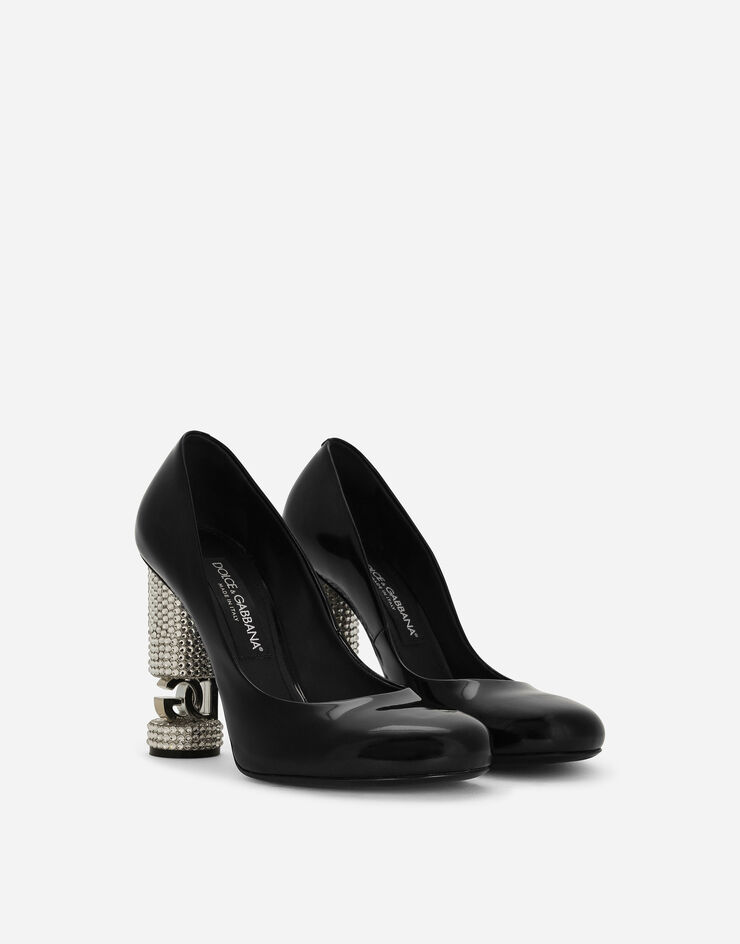 Dolce&Gabbana Polished calfskin pumps Black CD1810AP324