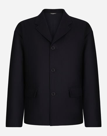 Dolce & Gabbana Single-breasted wool jacket Black GY6UETFUFJR