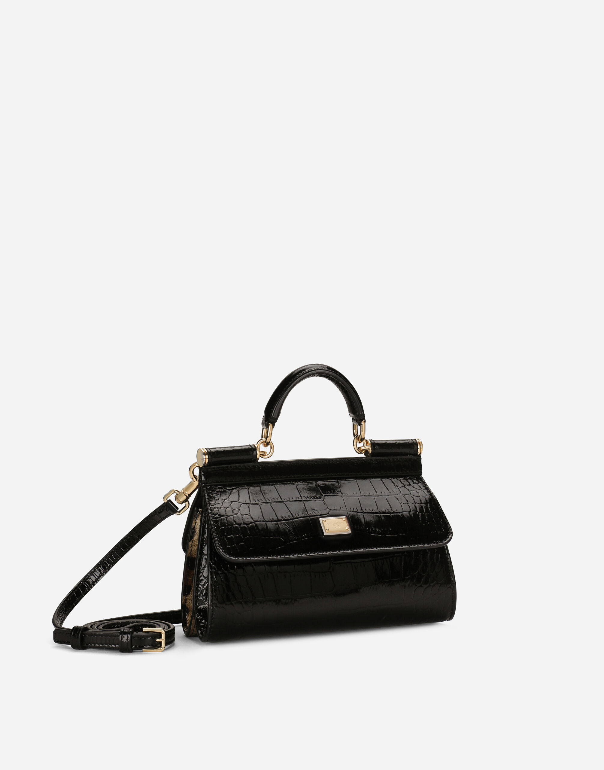 Dolce and gabbana crocodile bag top