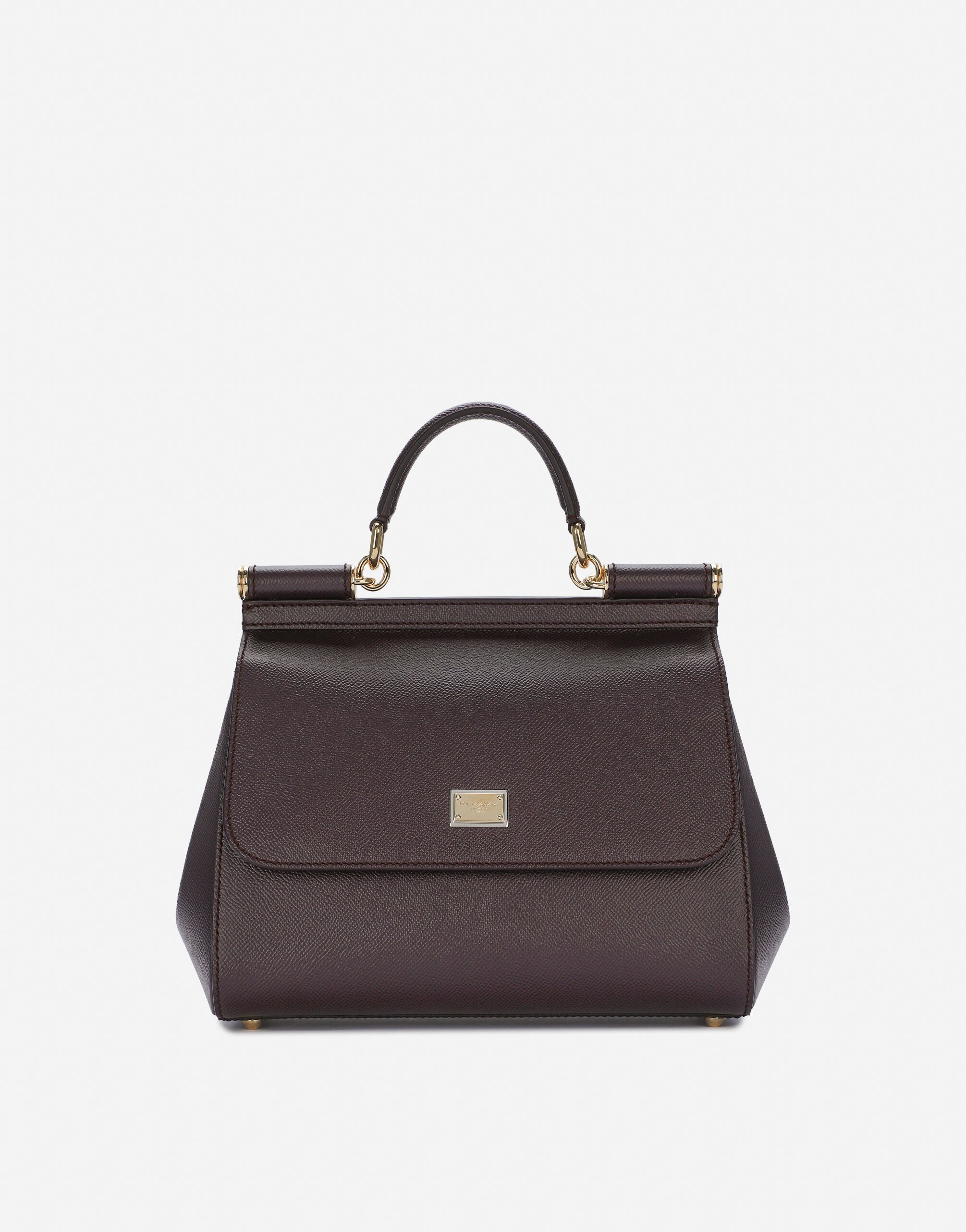 Dolce & Gabbana Medium dauphine leather Sicily bag Purple BB7116A1471