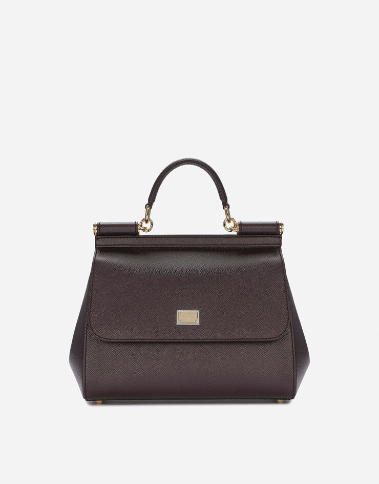 Dolce & Gabbana Sac à main Sicily grand format Bordeaux BB6002A1001