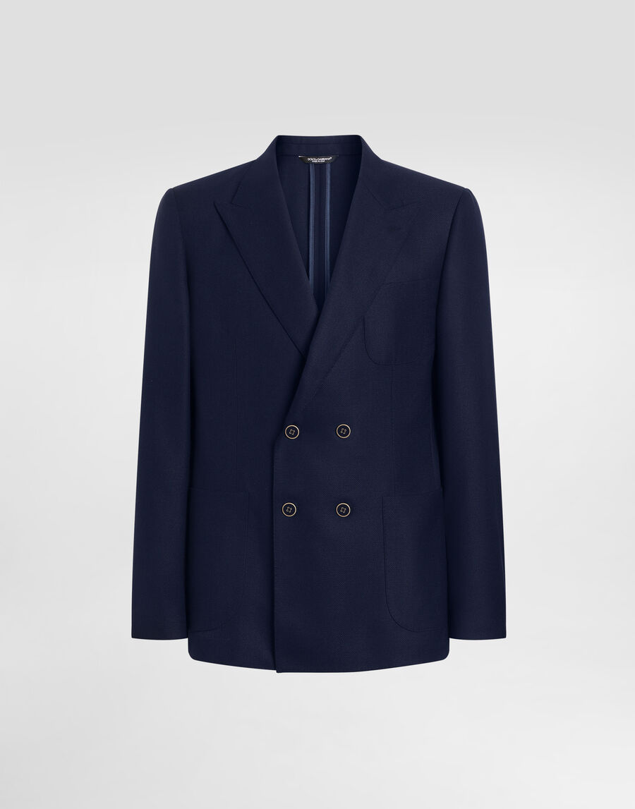 Double-breasted wool jacket