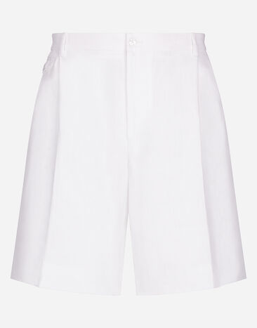 Dolce & Gabbana Bermudas de lino Blanco GW0MATGG594