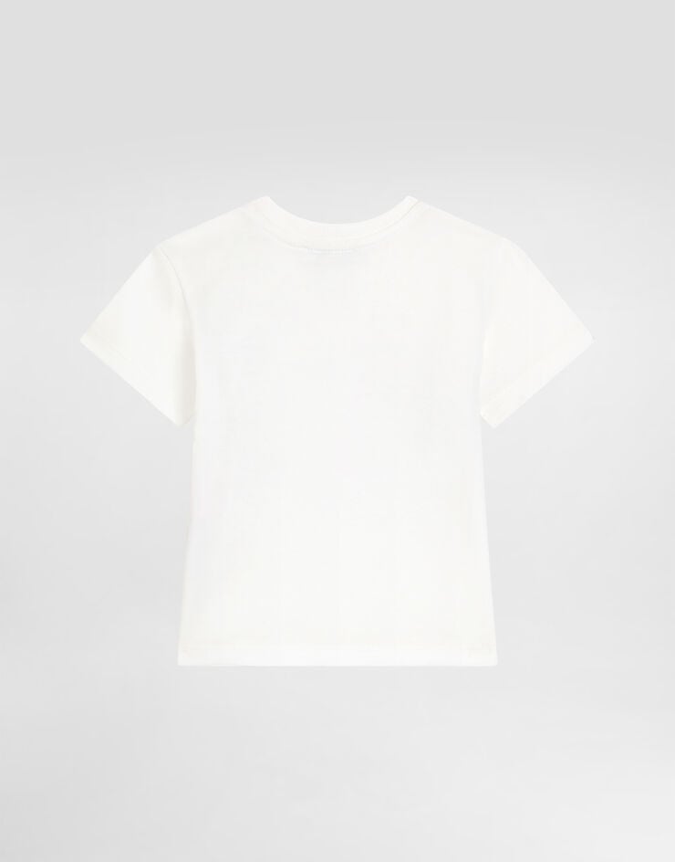 Dolce & Gabbana Jersey t-shirt with print Dolce & Gabbana Jersey t-shirt with print White L1JTEYG7PTO
