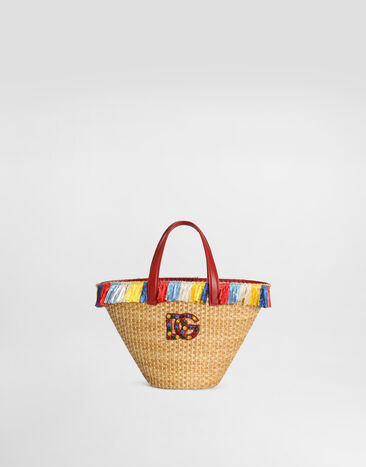 Dolce & Gabbana Raffia coffa bag Multicolor EB0249AX368