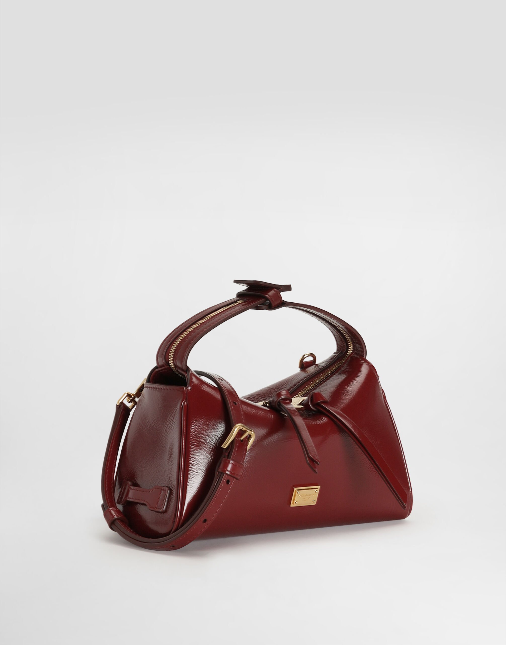 Mini Vittoria calfskin handbag in Red for Women | Dolce&Gabbana® US
