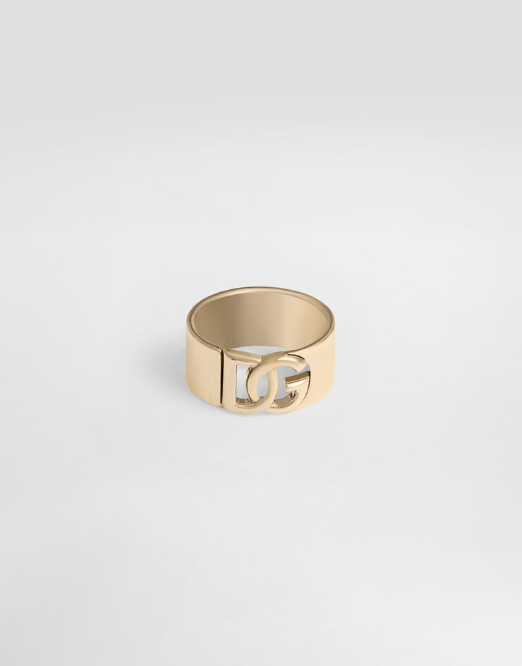 Dolce & Gabbana Ring with DG cut-out logo Gold WRQ5P1W1111