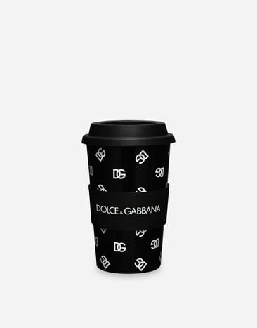 Dolce & Gabbana Taza de cerámica para la oficina Multicolor TC0108TCAK2