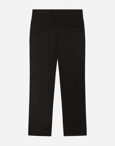 Dolce & Gabbana Stretch wool pants Black L42P59FUBBG