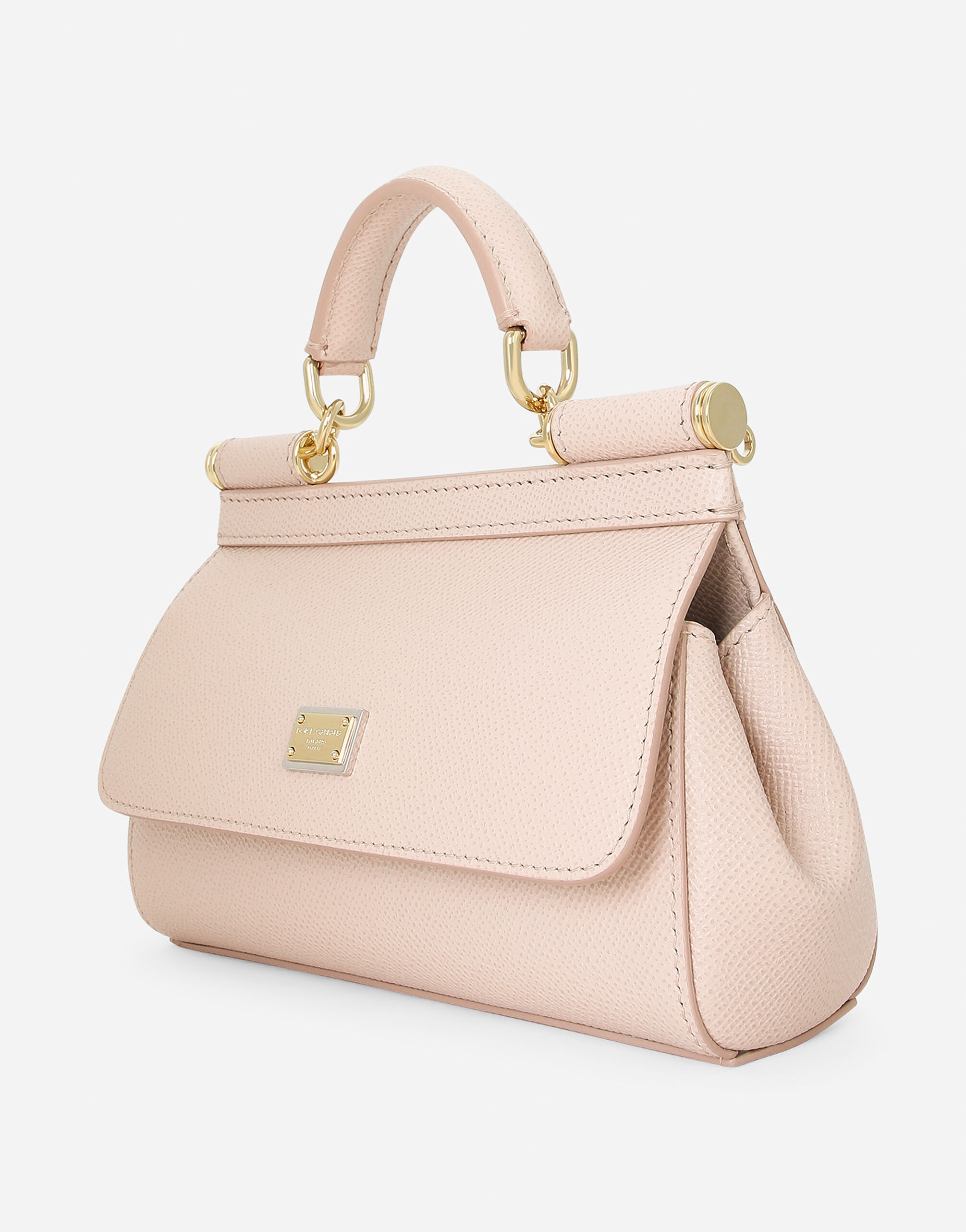 DOLCE&GABBANA スモールシシリー ハンドバッグ ピンク 大人気 ピンクのウィメンズ ハンドバッグ シシリー スモール