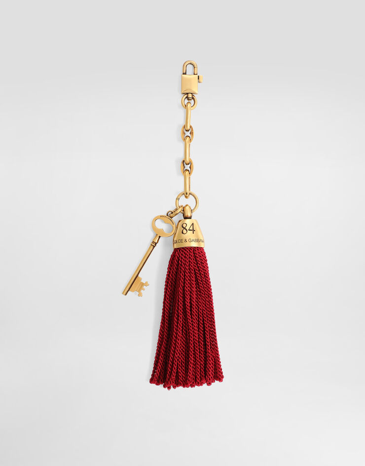 Dolce & Gabbana Tassel keychain Multicolor BI3488A0505
