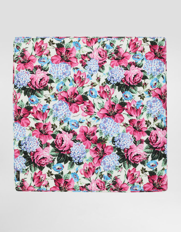 Dolce & Gabbana Interlock blanket with print Multicolor LNJAE7II7HT