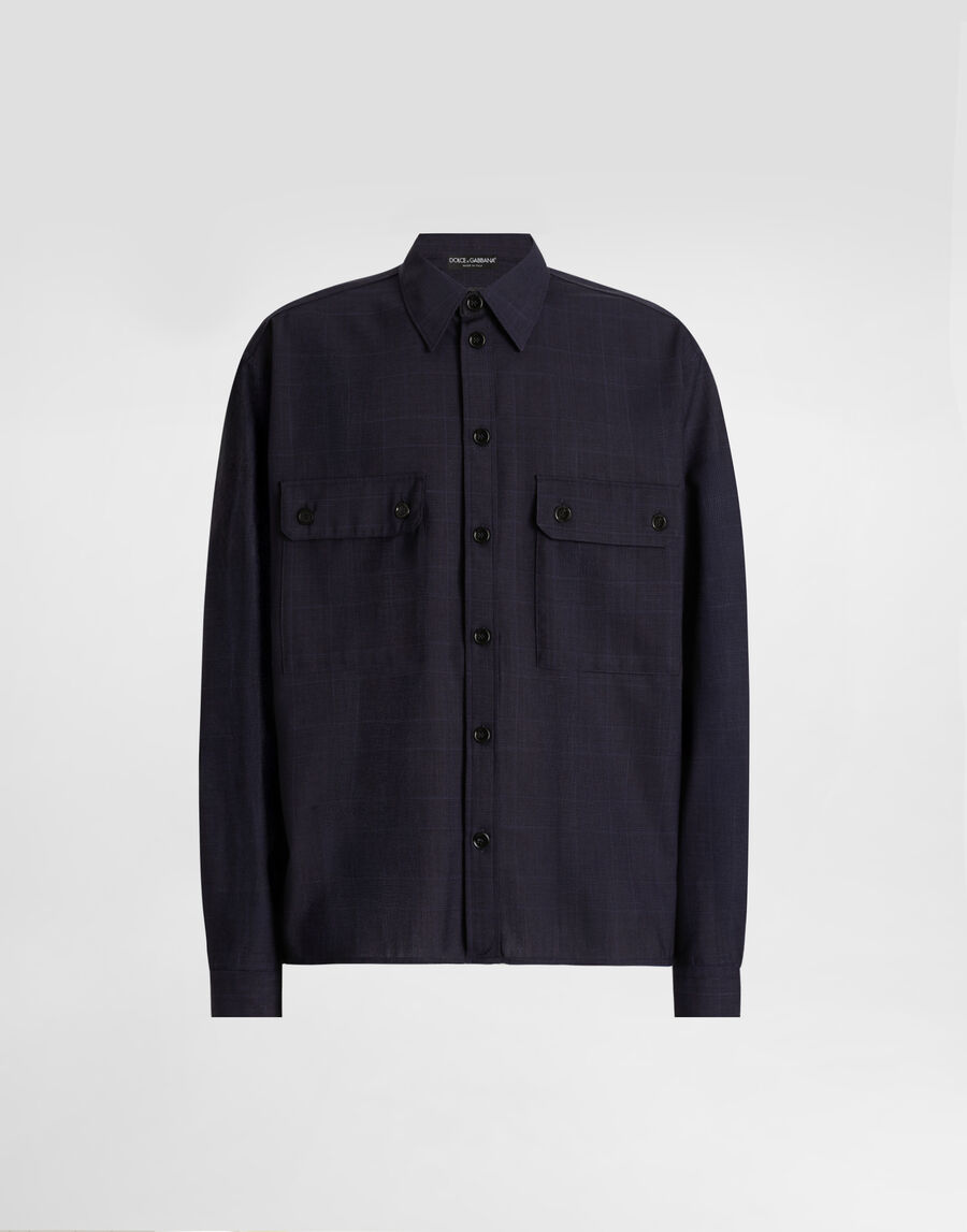 Glen plaid shirt