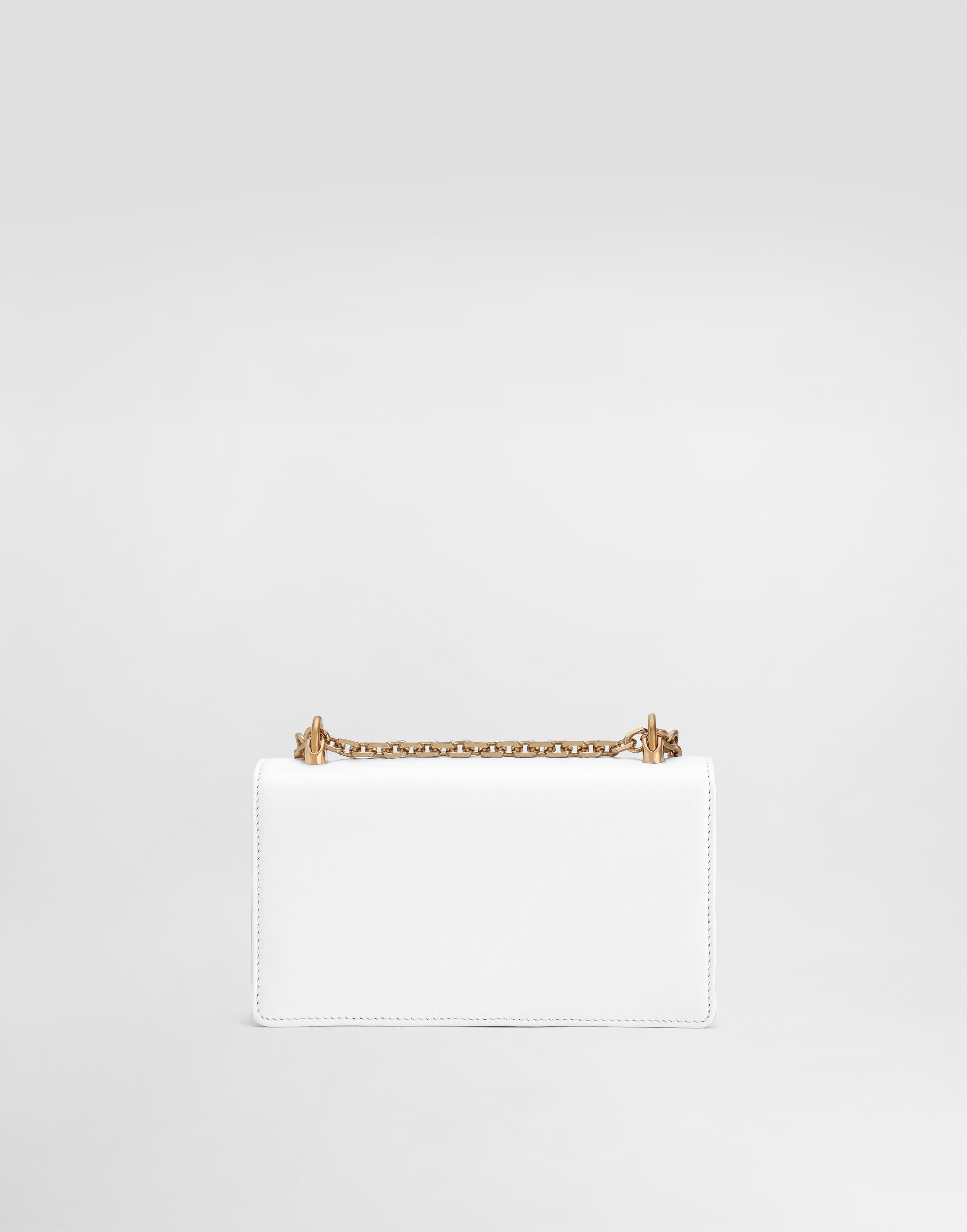 Calfskin DG Girls phone bag in White for Women