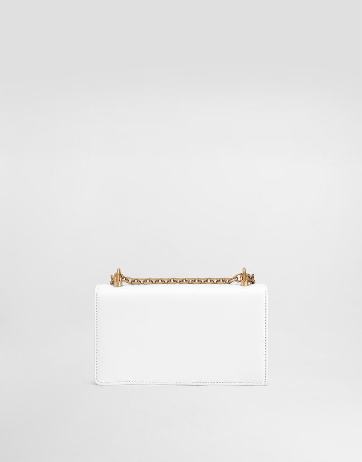 Dolce & Gabbana Bolso para el móvil DG Girls de piel de becerro Blanco BI1416AW070
