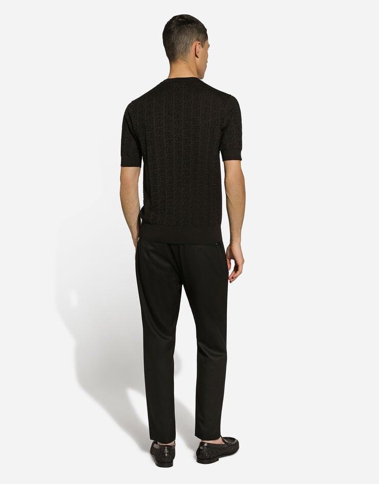 Dolce & Gabbana Wool jogging pants Black GYACETFU21Q