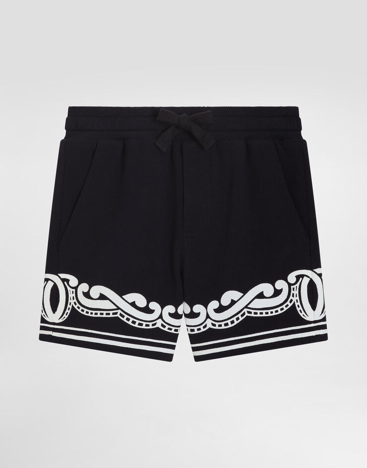 Dolce & Gabbana バンダナプリント ピケ ショートパンツ  ブルー L1JQU7G7O0B