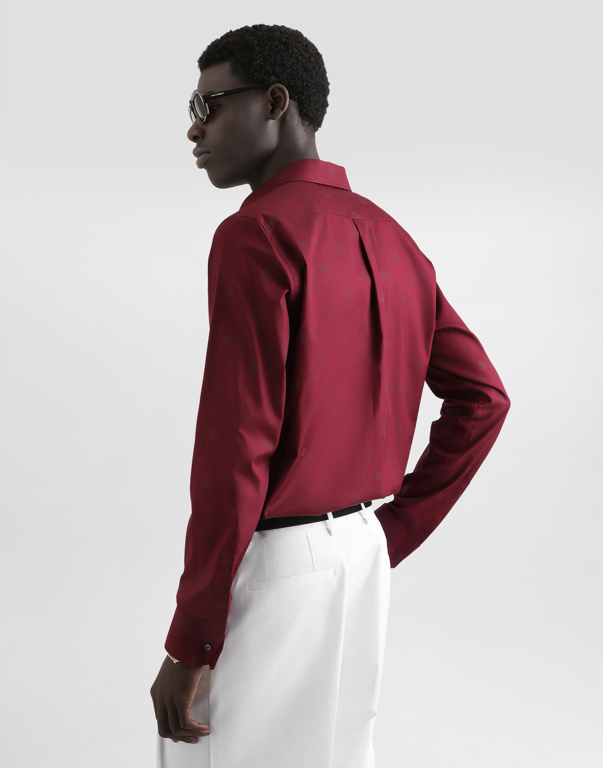 Logo-print martini poplin shirt - thumbnail 5