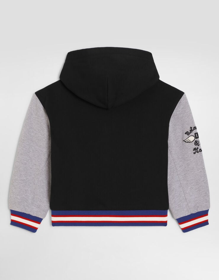 Dolce & Gabbana Cotton sweatshirt with patch Dolce & Gabbana Cotton sweatshirt with patch L4JB8FG7P6N