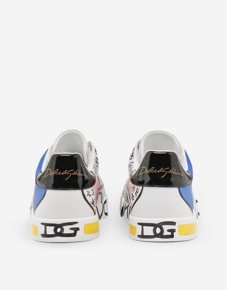 Dolce & Gabbana Sneakers Portofino in pelle - donna  CS1558B5929
