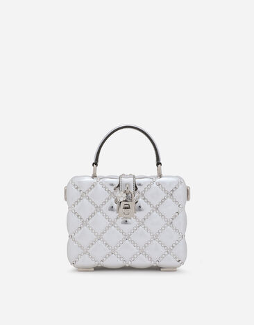 Dolce & Gabbana Resin Dolce Box bag with rhinestones Pink BB5970A6N98