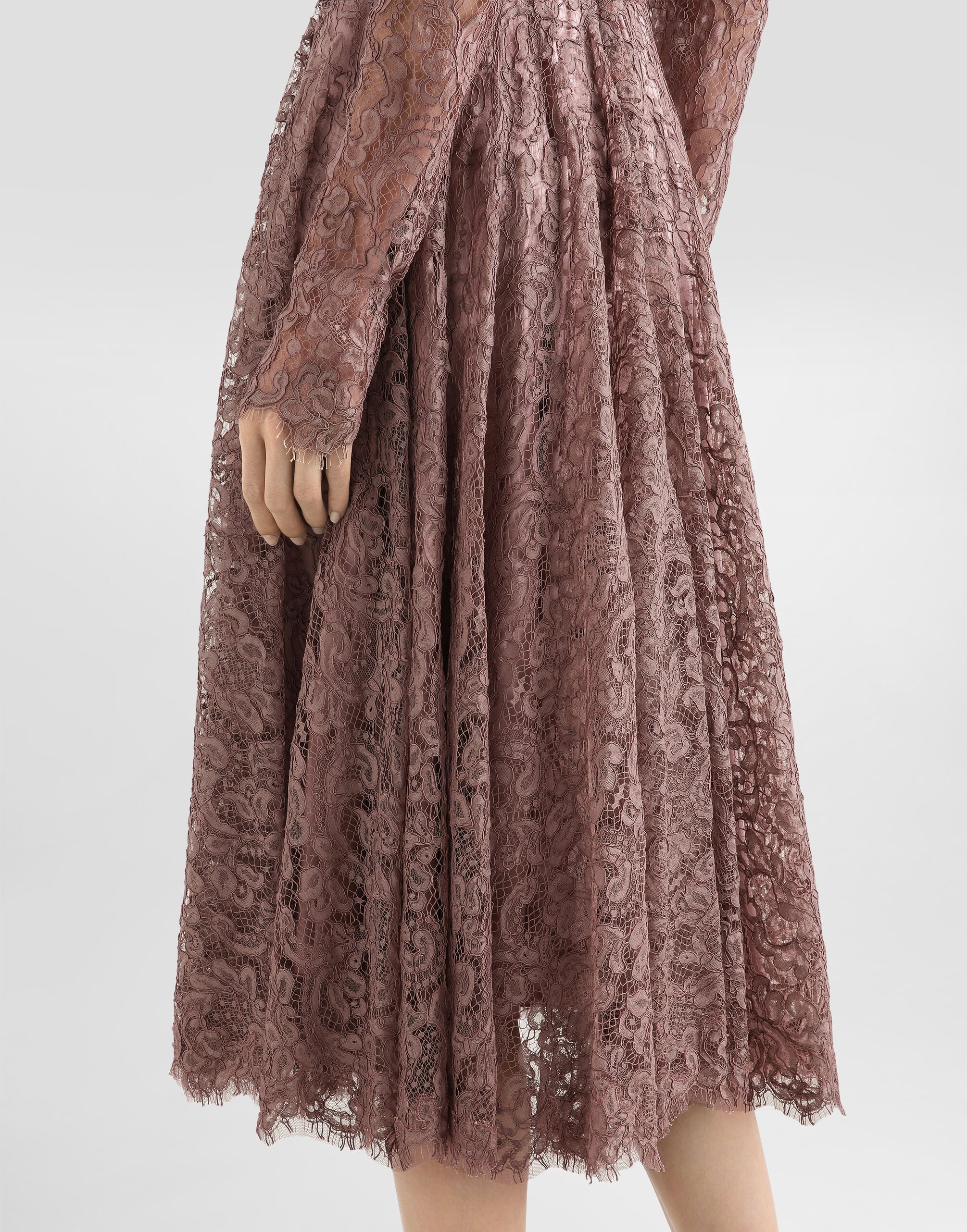 Lilacのウィメンズ Lace dress | Dolce&Gabbana®
