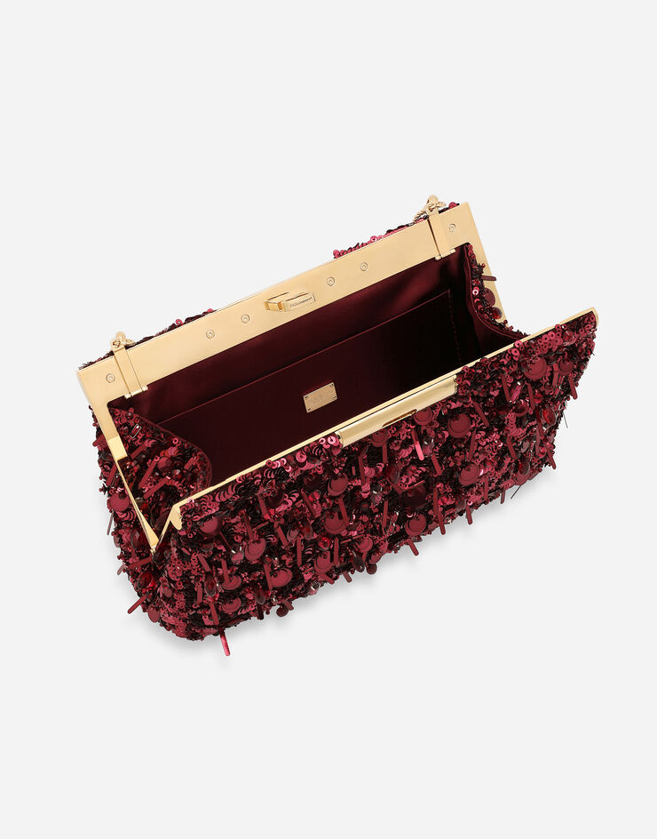 Dolce & Gabbana Bolso de hombro Marlene mediano Burdeos BB7620A5213