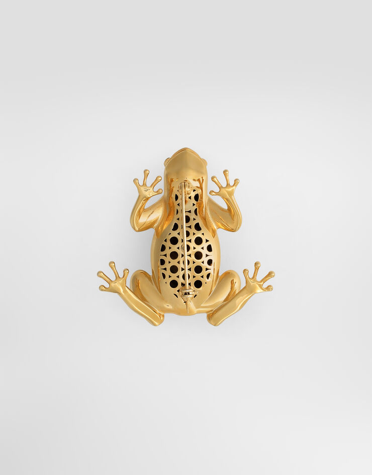 Dolce & Gabbana Sartoria frog-shaped brooch Gold WPS1A3W1111