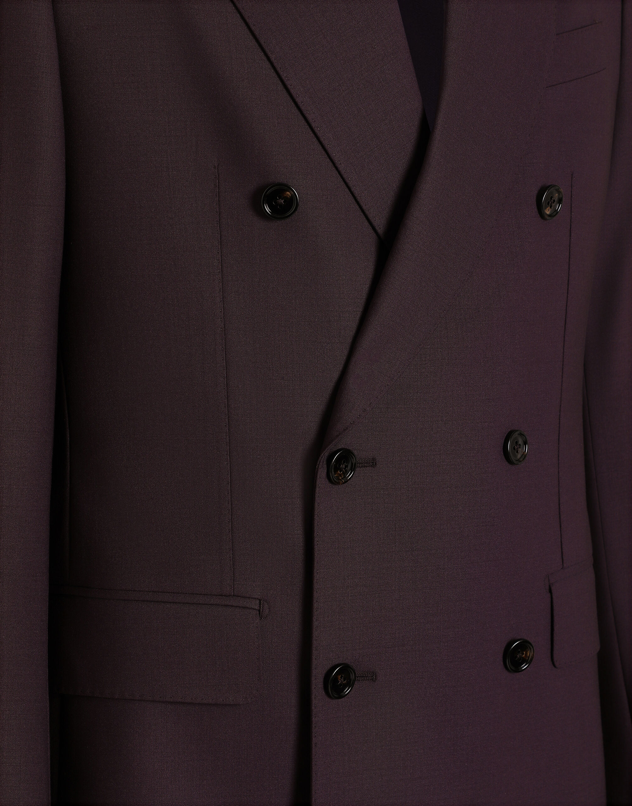Sicilia light double-breasted wool jacket - thumbnail 3