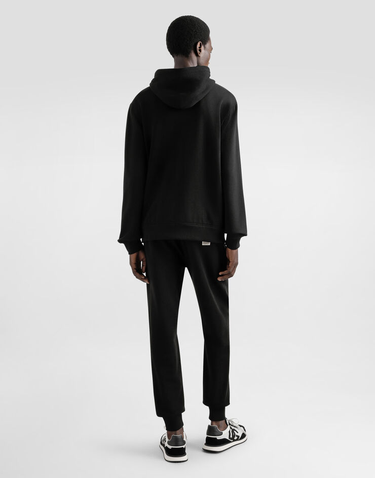 Dolce & Gabbana Cotton hoodie with tag Black G9BGDTG7N7B