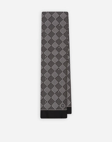 Dolce & Gabbana Bufanda de seda con estampado Imprima GQ348EG0WS2