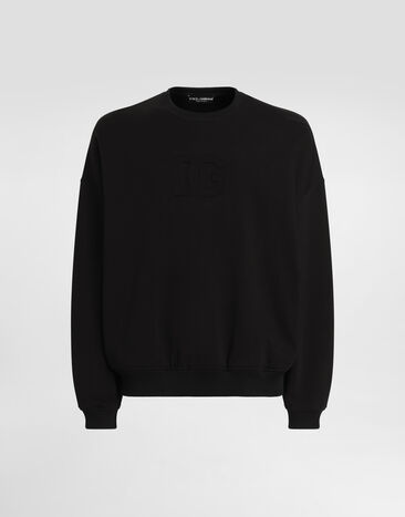 Dolce & Gabbana Cotton sweatshirt with logo Print G9BJATFS785
