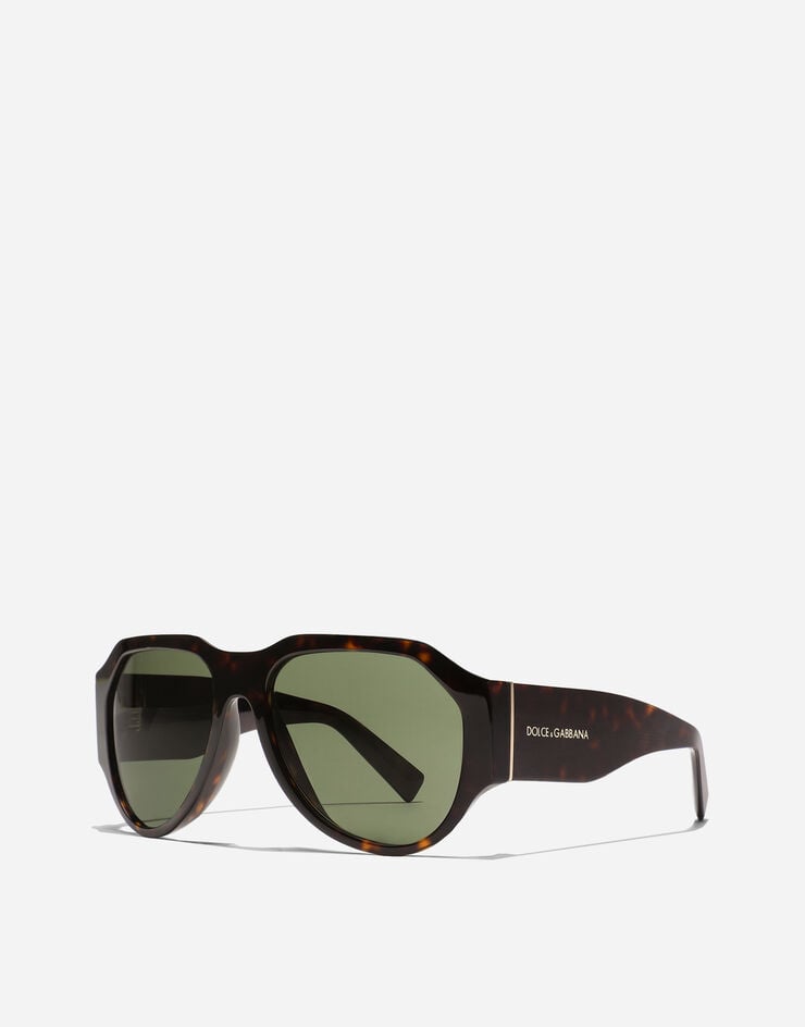 Dolce & Gabbana نظارة شمسية Lusso Sartoriale بني VG4504VP271
