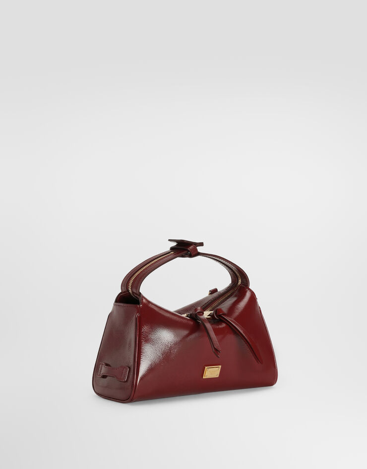 Dolce & Gabbana Mini Vittoria calfskin handbag Red BB7889AZ000