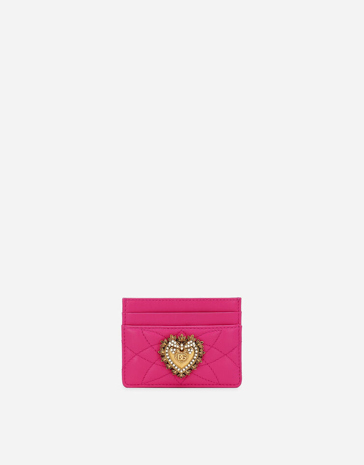 Dolce & Gabbana 디보션 카드 홀더 핑크 BI0330AV967