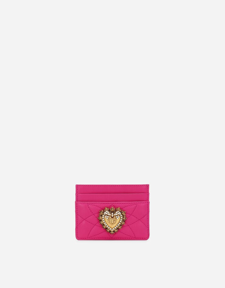 Dolce & Gabbana ディヴォーション カードホルダー ピンク BI0330AV967