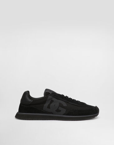 Dolce & Gabbana Mixed-material DG CUSHION sneakers Black CS2288A5355