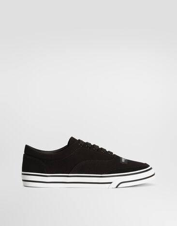 Dolce & Gabbana Sneaker DG Sailing en lona Black CK2399A0458