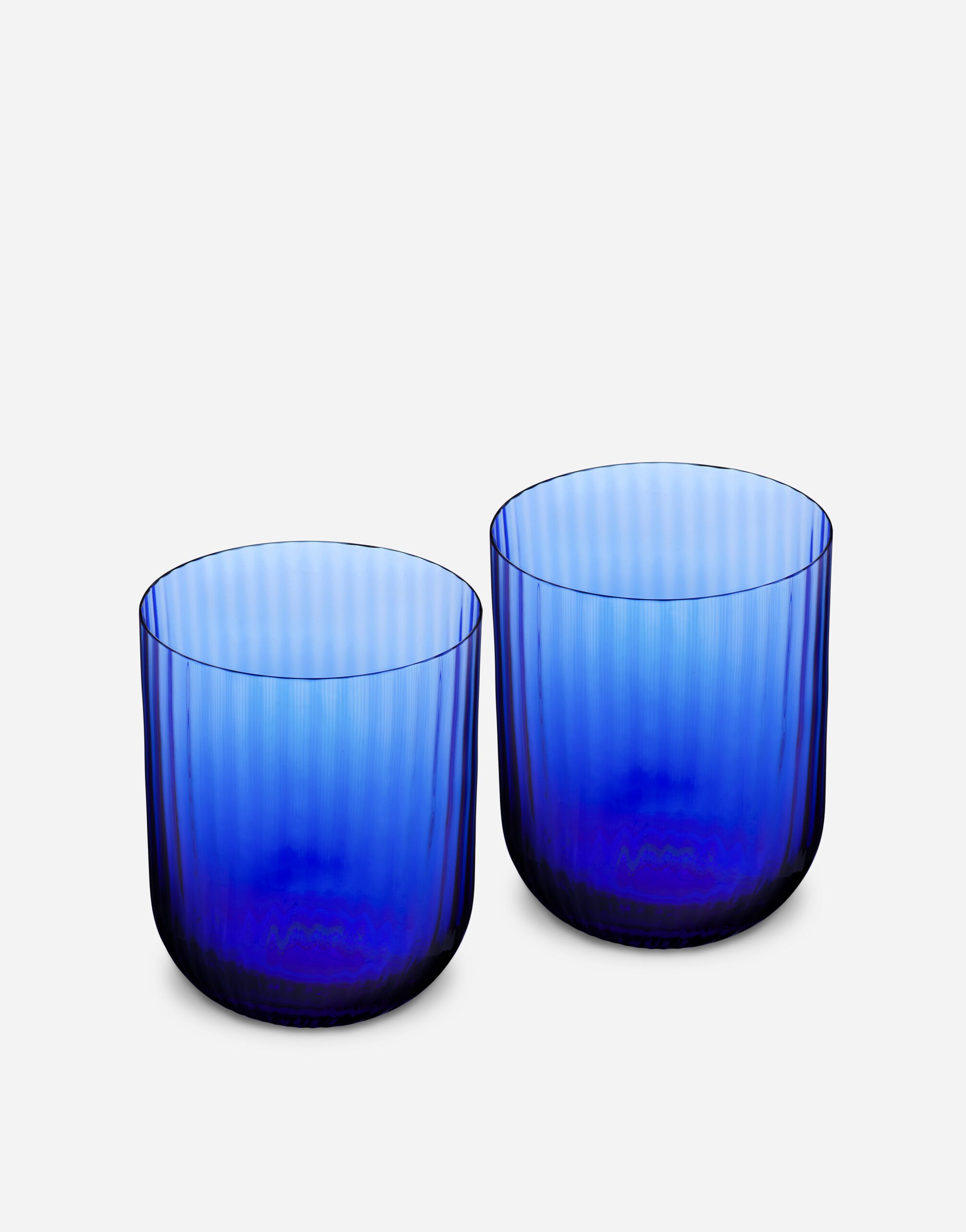 Dolce & Gabbana Conjunto de 2 vasos de refresco de cristal de Murano Multicolor TCBS02TCA34
