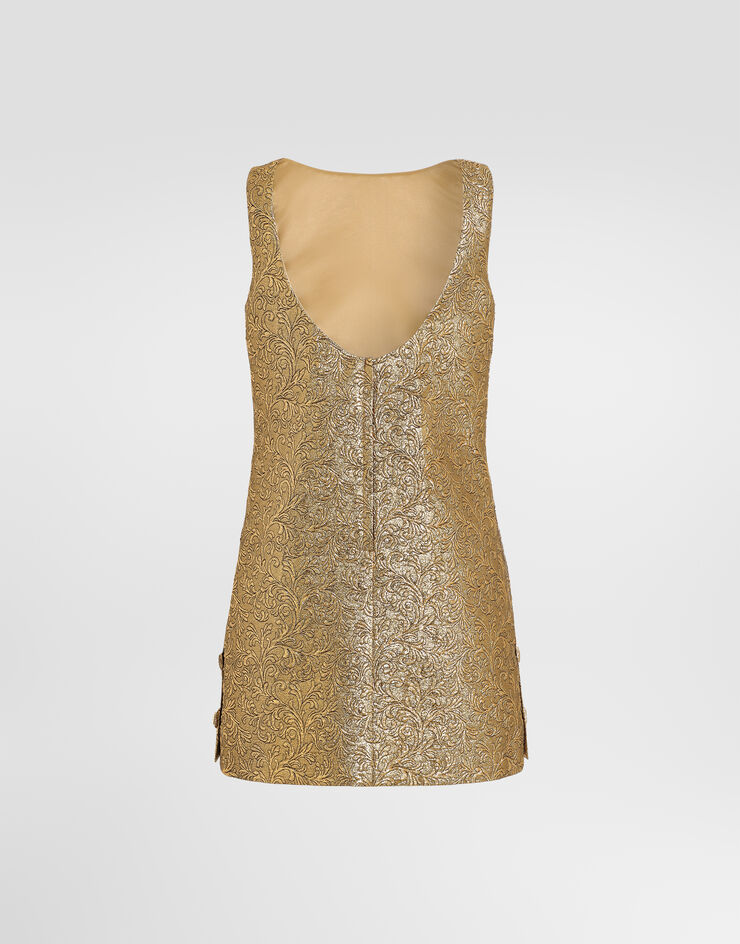 Dolce & Gabbana Lamé brocade dress Dolce & Gabbana Lamé brocade dress Gold F62OYZFJODX