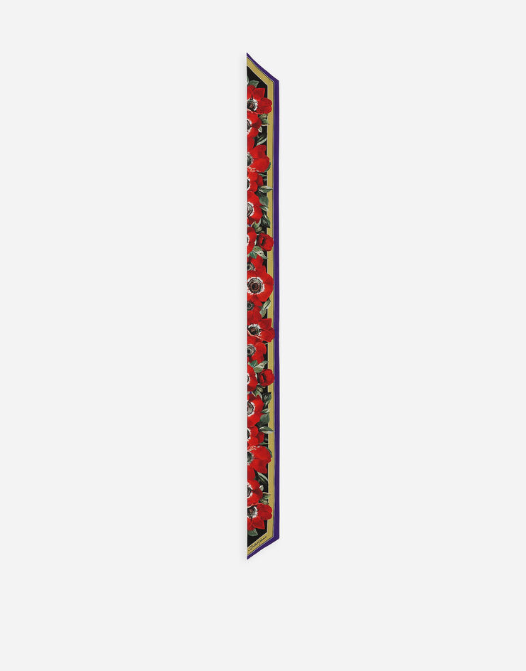 Dolce & Gabbana Лента 6 × 100 из твила с цветочным принтом ветрениц принт FS215AGDB7N