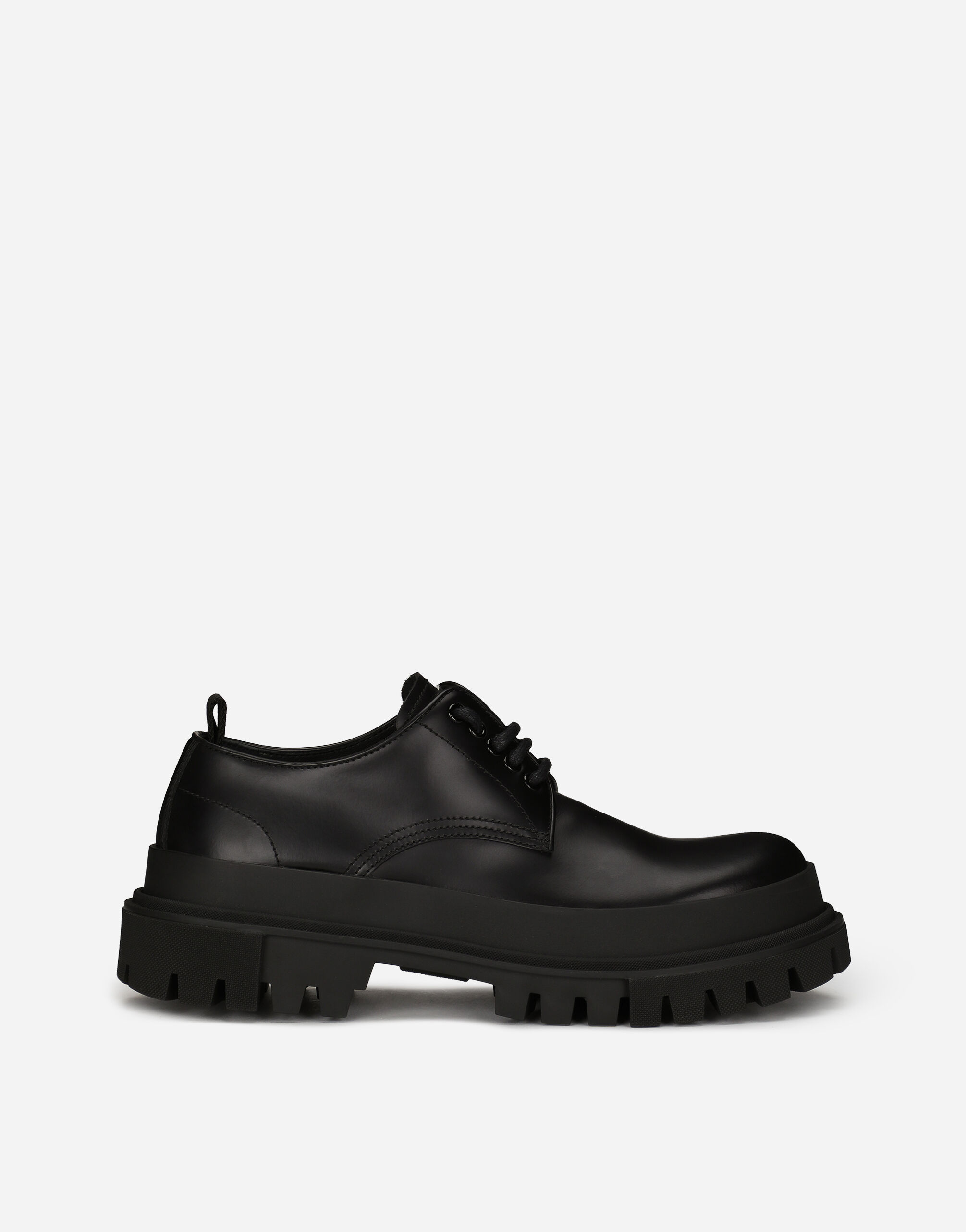 Calfskin hi-trekking Derby shoes in Black for Men | Dolce&Gabbana® US