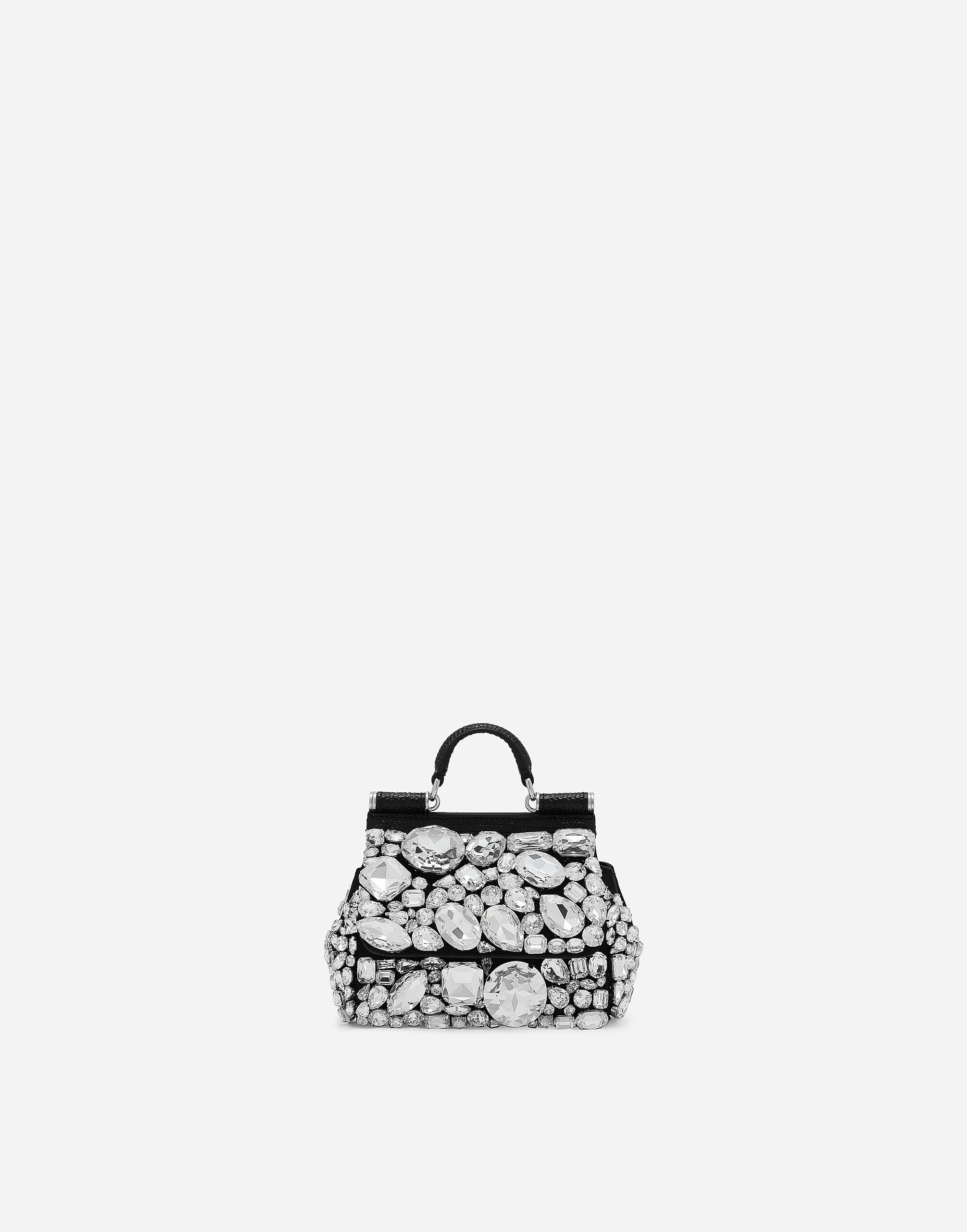 Dolce & Gabbana Henkeltasche Sicily mini Silber BB7116AY828