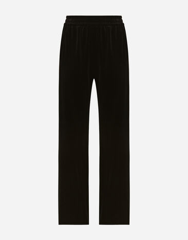 Dolce & Gabbana Pantalon de jogging en velours 405 Devotion MKUPLIP0009