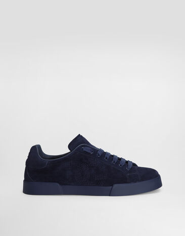 Dolce & Gabbana Calfskin Strobel Portofino Light sneakers Blue CS2324A9T67